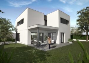 Render Casa exterior. anbimedia3d