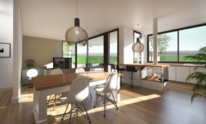 3d Render interior menjador anbimedia3d