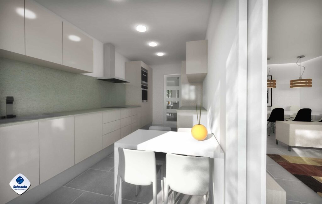 Render 3D imatge virtual cuina anbimedia 3D