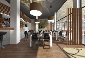 Restaurant Render Girona. anbimedia 3d