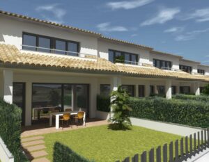 Render promoció cases la selva, girona. anbimedia 3D