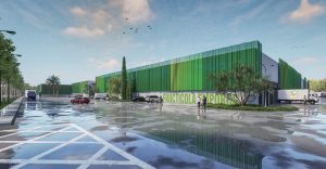 Render exterior Fructícola Empordà Girona per anbimedia3d