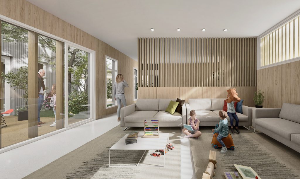 Render Centre Cívic Girona anbimedia3d